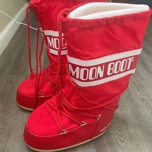 Moon Boot Women's Bright Red Winter Boots